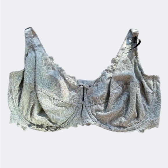 Reitmans DEESSE Blue Lace Bra 44G Unlined New Soft Girl Dreamy Ethereal Romantic - Picture 1 of 13